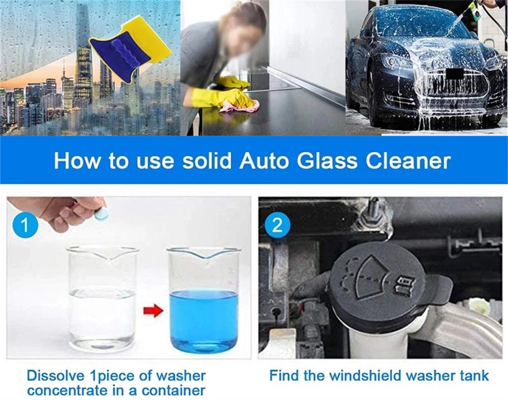 Car Windscreen Cleaner Tablets