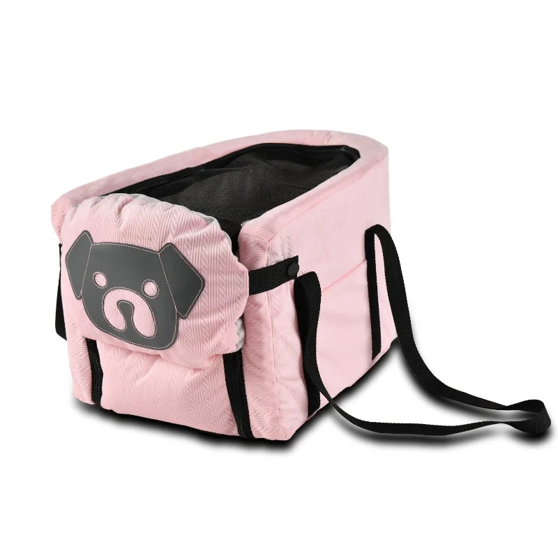 Foldable Pet Car Booster Seat – Safety Harness Carrier | UrbanCoat
