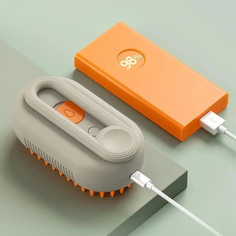 3-in-1 Steam Pet Grooming Brush