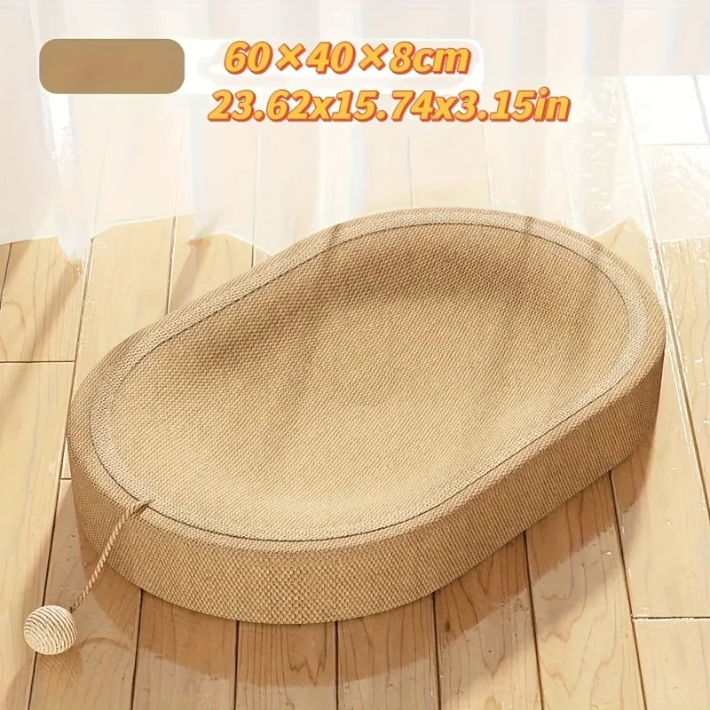 Cat Scratching Board Bed with Sisal & Toy Ball Set