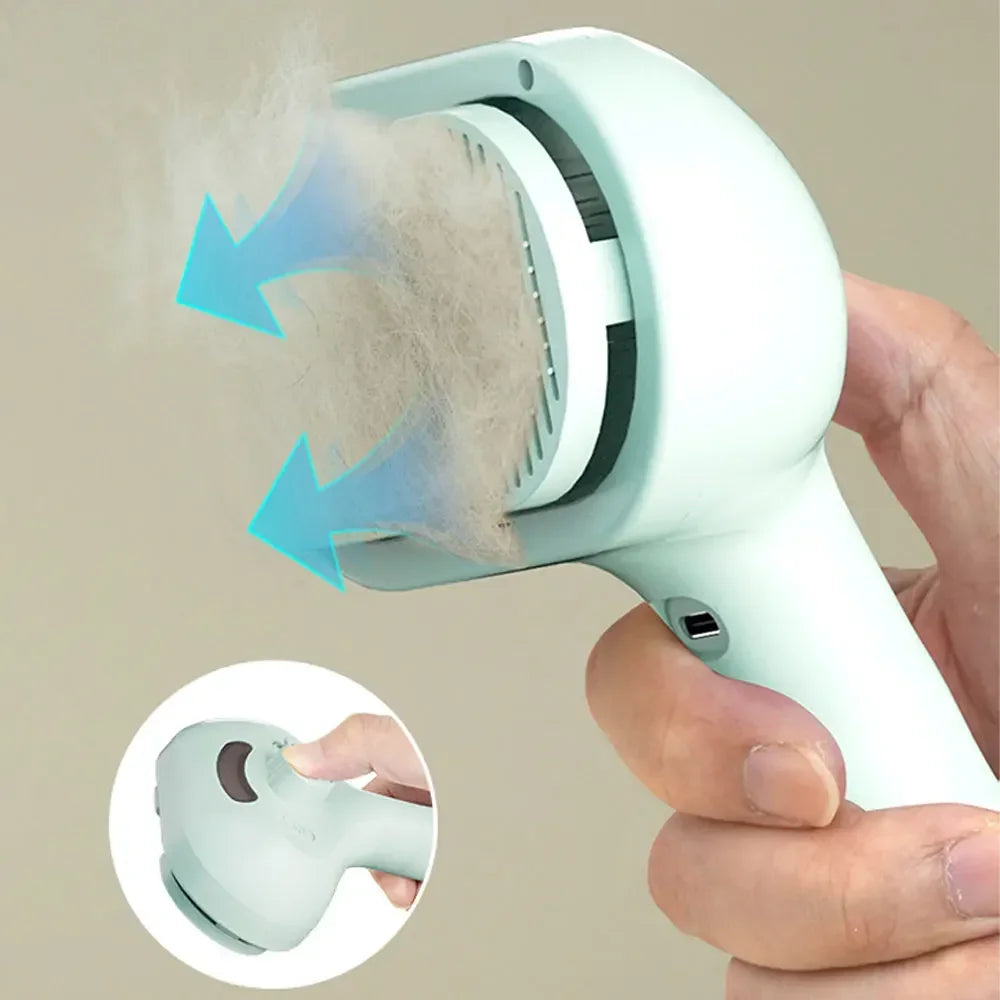 Pet Dematting Brush with Built-In Mist Spray — No Bath Needed | UrbanCoat