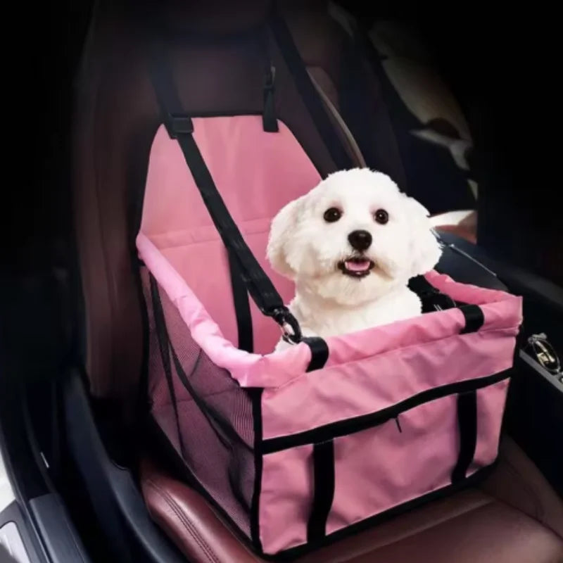 Foldable Pet Car Booster Seat – Safety Harness Carrier | UrbanCoat
