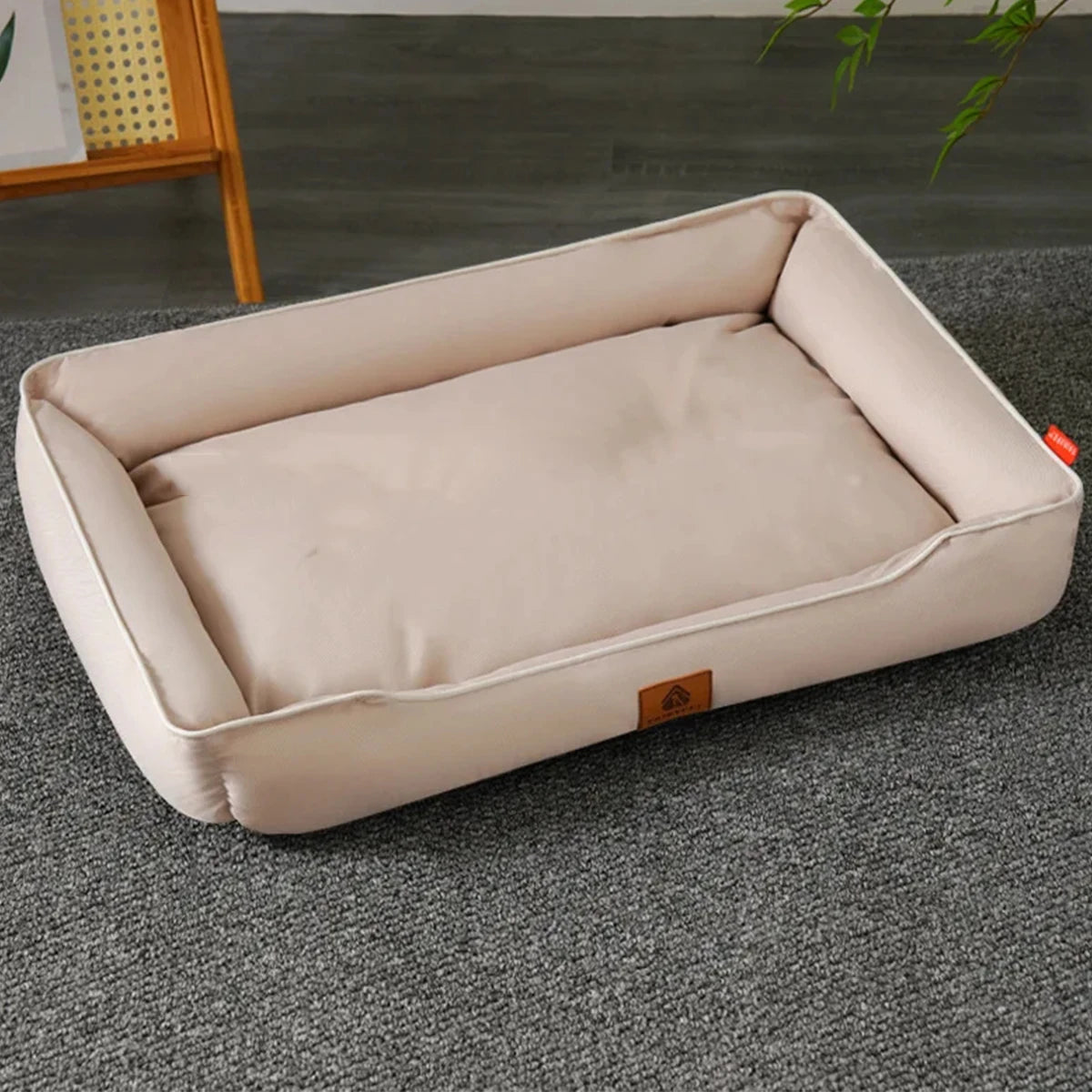 Four Season Square Pet Bed – Waterproof Sofa Mattress for Dogs & Cats
