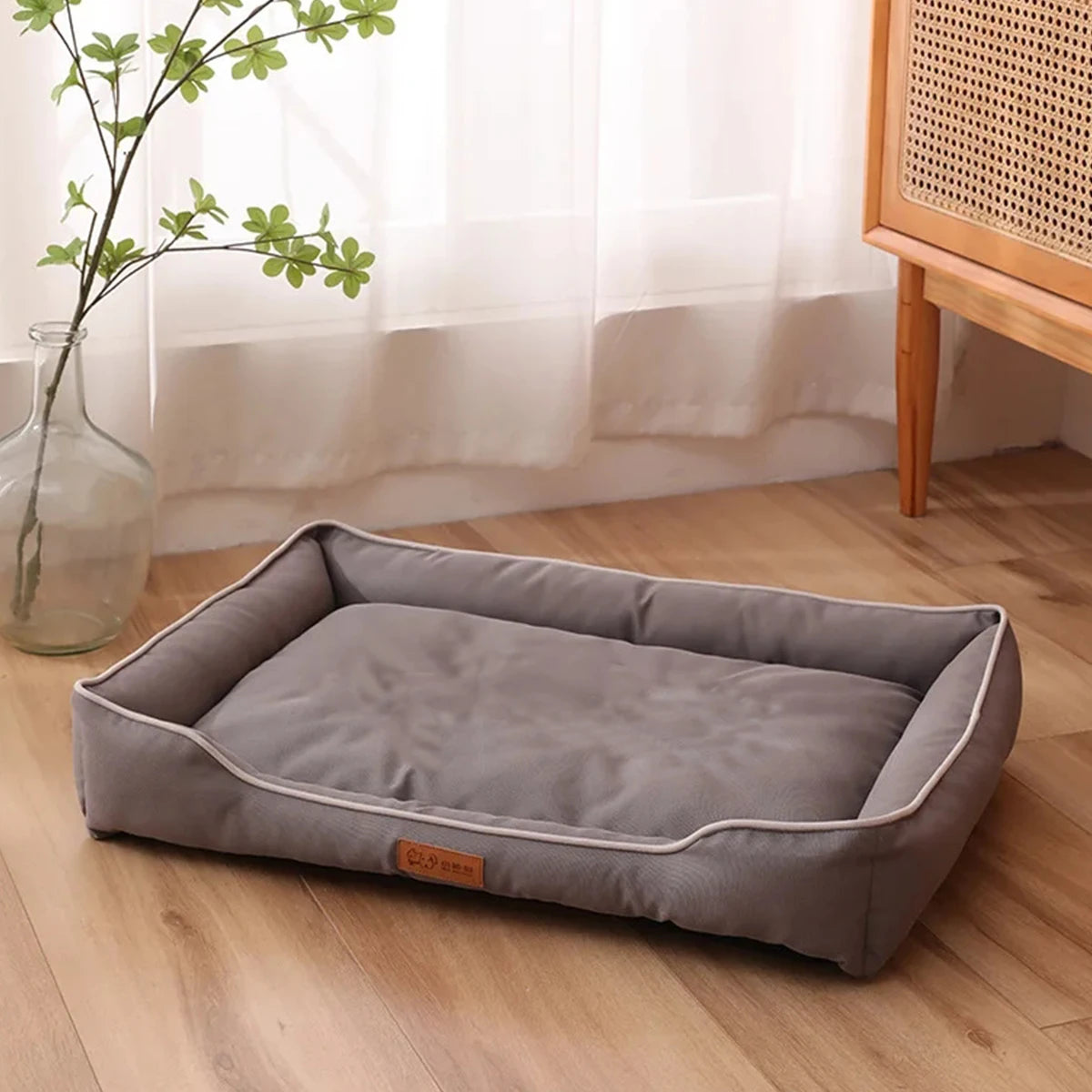 Four Season Square Pet Bed – Waterproof Sofa Mattress for Dogs & Cats