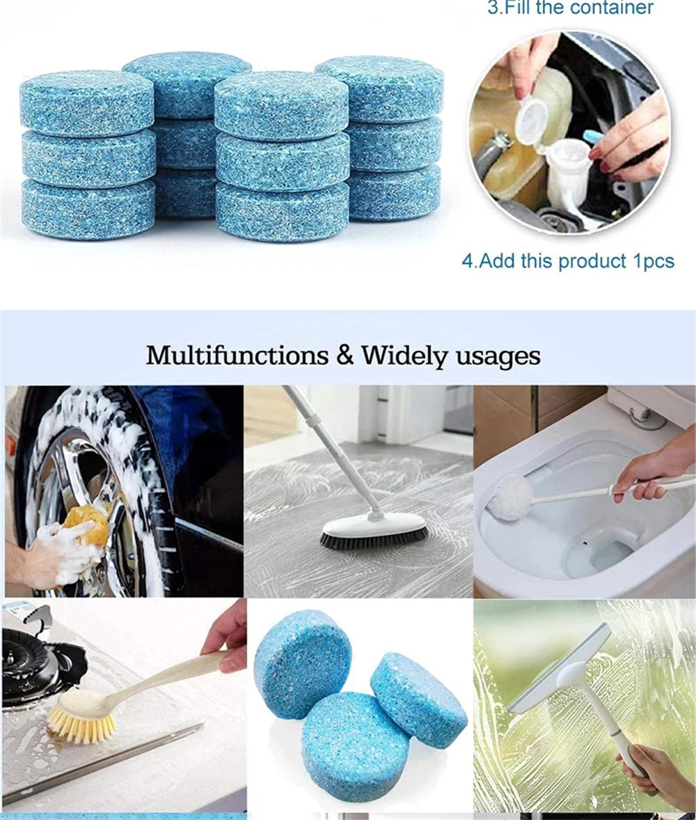 Car Windscreen Cleaner Tablets