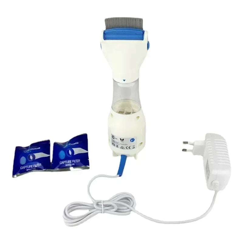 rbanCoat electric flea comb in use on dog