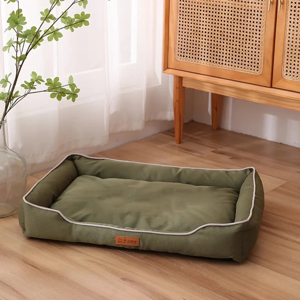 Four Season Square Pet Bed – Waterproof Sofa Mattress for Dogs & Cats