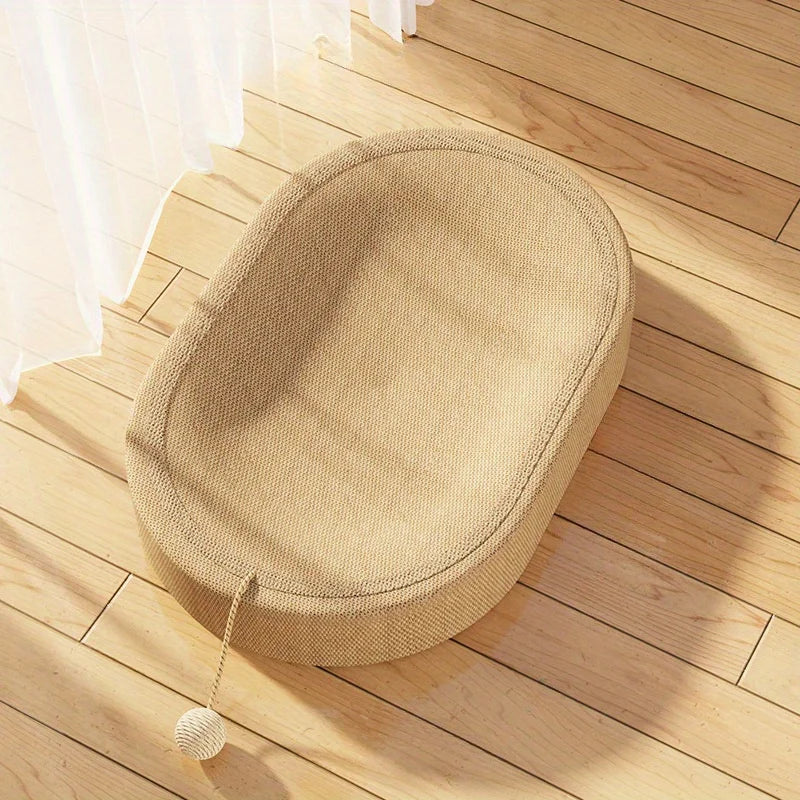 Cat Scratching Board Bed with Sisal & Toy Ball Set