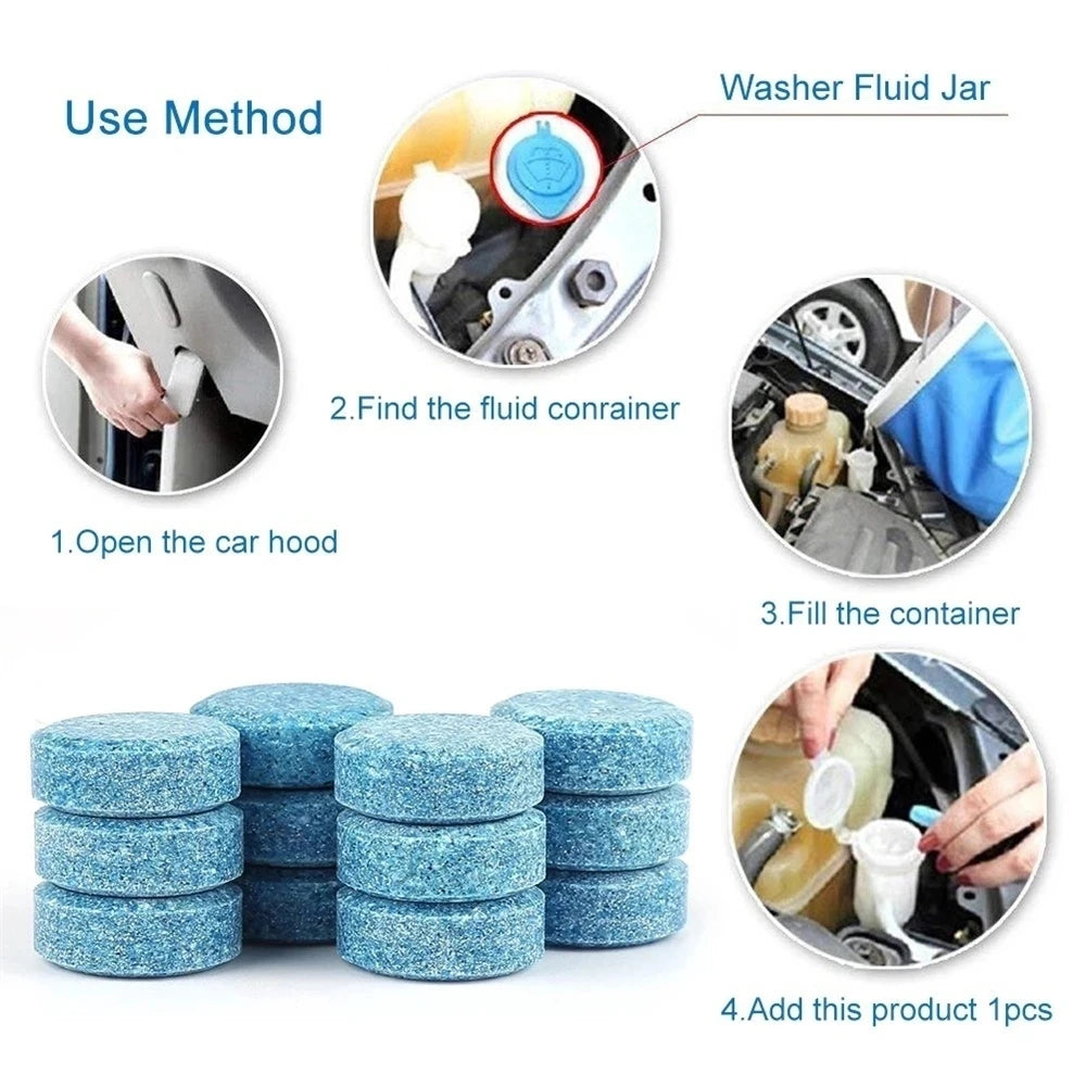 Car Windscreen Cleaner Tablets