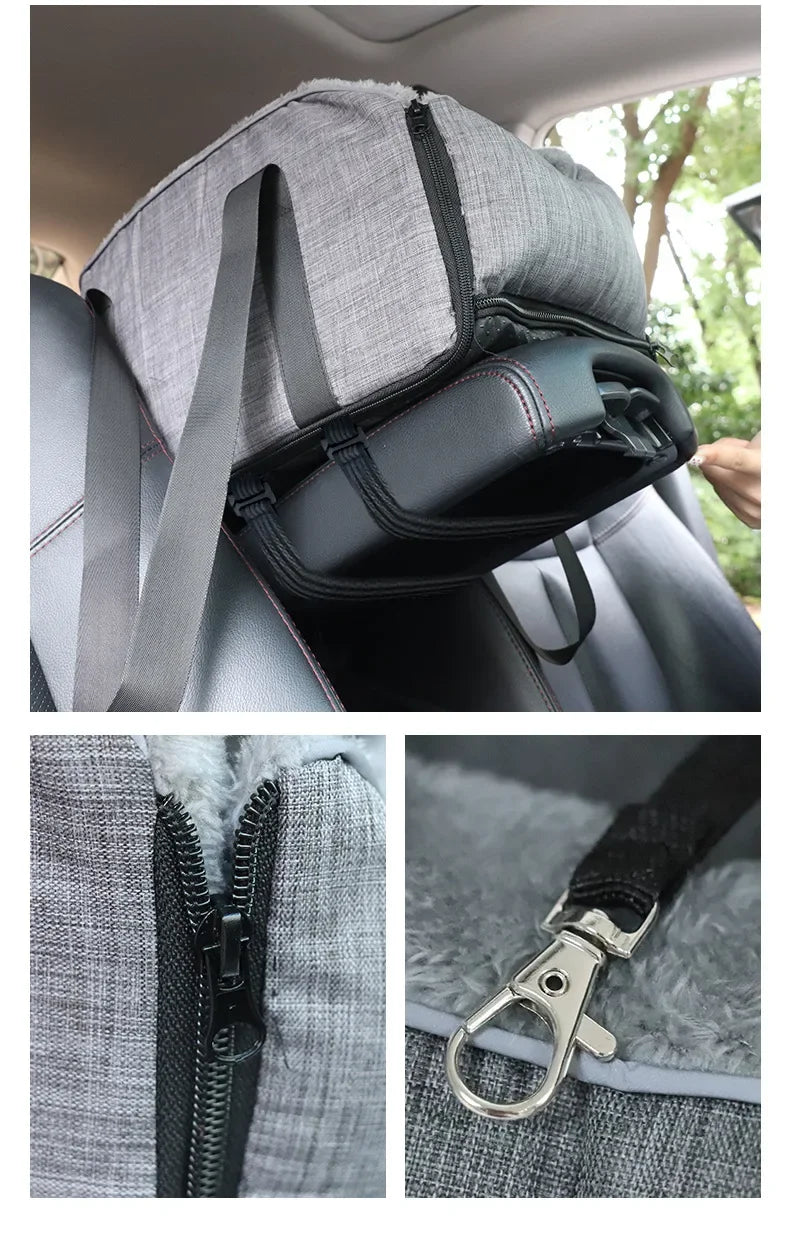 Portable Dog Car Seat Bed – Travel & Home Use