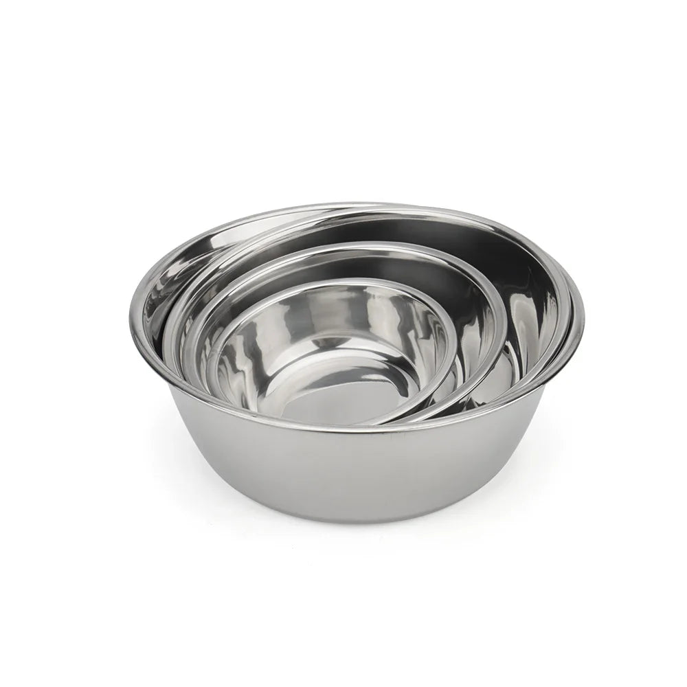 Stainless Steel Pet Bowl – Non-Slip Food & Water Feeder for Dogs & Cats